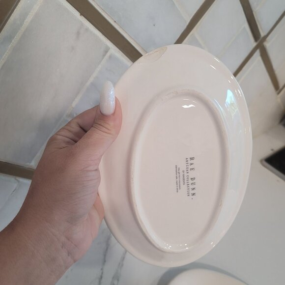 Rae Dunn Holiday plates Christmas Thanksgiving cookie nibble yummy let's eat - Picture 3 of 12